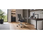Siège Herman Miller Sayl Noir/Blanc/Noir/Gris - Reconditionné