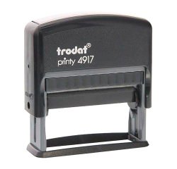 Trodat Printy 4917 sello con texto personalizable  3 líneas 50 x 10 mm monocromo