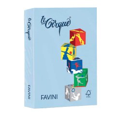 En_carta colorata favini le cirque a4 80 g azzurr