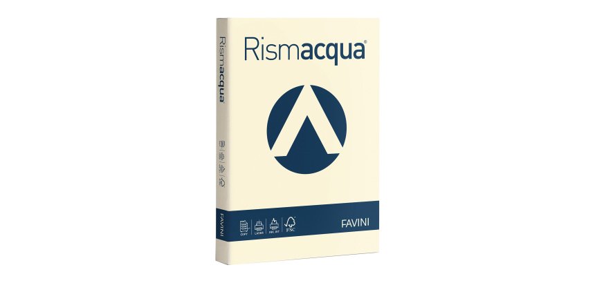 Carta Favini Rismacqua A4 140 g avorio 110 - confezione 200 fogli