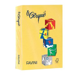 Carta colorata Favini Le Cirque A4 80 g giallo sole 202 - confezione 500 fogli