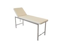En_lettino classico visita cromato beige