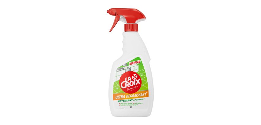 Javel Nettoyant ultra dégraissant La Croix 2 en 1 - Spray de 500 ml