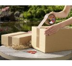 Nastro da imballo tesa® STRONG RECYCLED, avana, 50 mm x 66 m, 6 unità