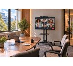 Kit visioconférence Logitech Meetup + écran Samsung 43’’ + support mobile