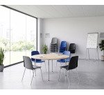 Sora shell chair, stackable version - non-flammable polypropylene shell, metal legs