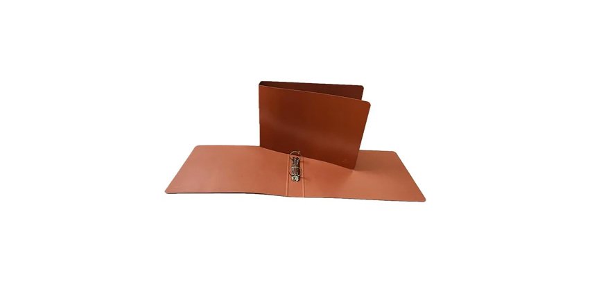 Carpeta cartón cuero Fabrisa Cuarto apaisado 2 Anillas 25mm