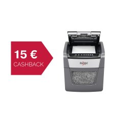Destructeur Optimum Auto+ 45X - Coupe croisée P-4 - 45 feuilles - Rexel