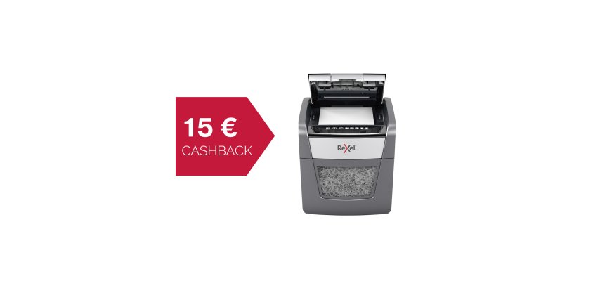 Destructeur Optimum Auto+ 45X - Coupe croisée P-4 - 45 feuilles - Rexel