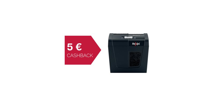 Destructeur Secure X6 - Coupe croisée P-4 - 6 feuilles - Rexel