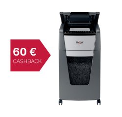 Destructeur Optimum Auto+ 300X - Coupe croisée P-4 - 300 feuilles - Rexel