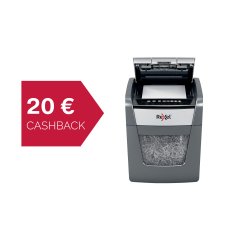 Destructeur Optimum Auto+ 50X - Coupe croisée P-4 - 50 feuilles - Rexel