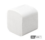 Carta igienica interfogliata Bruneau - 36 pacchetti da 250 fogli