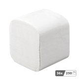 Papier toilette en paquet double épaisseur Bruneau - 36 x 250 feuilles