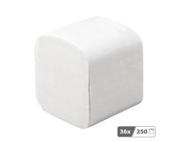 Papier toilette en paquet double épaisseur Bruneau - 36 x 250 feuilles