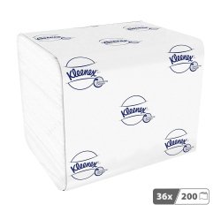 Papier toilette en paquet double épaisseur Kleenex 8408 - 36 x 200 feuilles