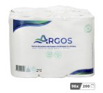 Papier toilette double épaisseur Argos - 96 rouleaux de 200 feuilles