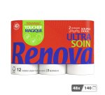 Toilet paper double thickness Ultra Care Renova - 48 rolls of 140 sheets
