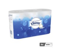 Papier toilette double épaisseur Kleenex - 6 rouleaux de 600 feuilles