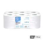 Papier toilette Mini Jumbo double épaisseur Papernet - 12 rouleaux de 170 m
