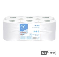 Papier toilette Mini Jumbo double épaisseur Papernet - 12 rouleaux de 170 m