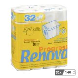 Papier toilette double épaisseur Renova Progress - 32 rouleaux de 140 feuilles