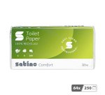 Papier toilette double épaisseur Satino Comfort - 64 rouleaux de 250 feuilles