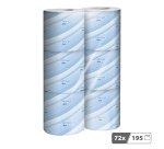 Behälter mit 72 Rollen Toilettenpapier Strong Lucart extraweich