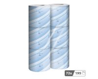 Papier toilette double épaisseur Lucart Strong1 Extra Soft - 72 rouleaux de 195 feuilles