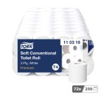 Papel higiénico doméstico Tork Premium capa triple 29,5m - paquete de 72 rollos