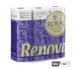 Papier toilette quadruple épaisseur Renova Royal  - 63 rouleaux de 140 feuilles