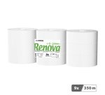 Toilet paper Maxi Jumbi single layer Renova Green - box with 9 rolls of 350 m