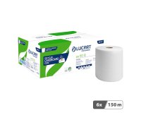 Rouleau d'essuie-mains Lucart ECO 150 Identity double épaisseur 150 m - Carton de 6