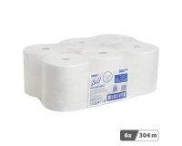 Rouleau d'essuie-mains Scott Xtra simple épaisseur 6667 - Carton de 6