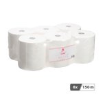 Wiper roll Bruneau ecolabel double thickness 150 m - box of 6 rolls