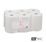 Rollo papel secamanos Bruneau ecolabel doble capa 90 m - Pack de 6