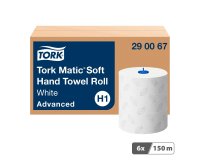 Rouleau d'essuie-mains Tork Matic H1 Advanced double épaisseur 150 m - Colis de 6