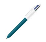 Kugelschreiber 4 Farben Bic Recycelt einziehbar Spitze 1 mm - mittleres Schreiben - Schachtel mit 12