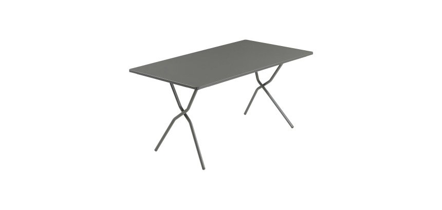 Opvouwbare buitentafel BALCONY - Staal - L. 140 cm
