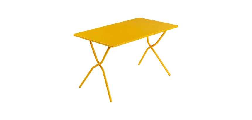 BALCONY Folding Outdoor Table - Steel - L. 120 cm