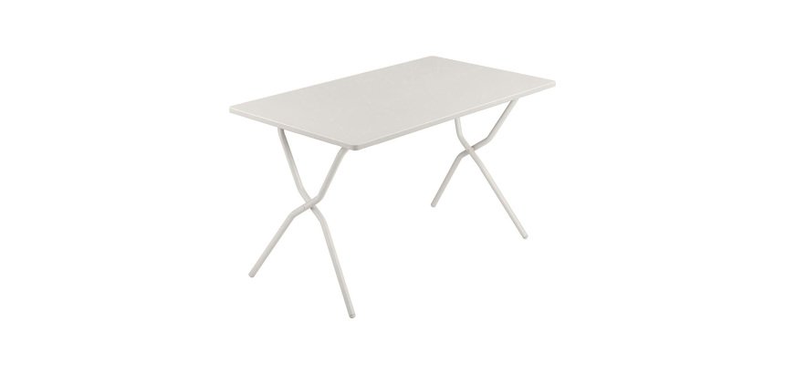 Table d'extérieur pliante BALCONY - Acier - L. 120 cm