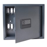 Armoire à clés PAVO Magnettag – Serrure électronique – jusqu'à 50 clés livrée avec 10 porte-clés
