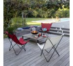 Opvouwbare Pop Up XL fauteuil - Lafuma - staal en stof