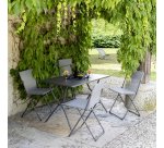Opvouwbare buitentafel BALCONY - Staal - L. 120 cm