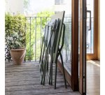 Klappbarer Außentisch BALCONY - Stahl - L. 120 cm