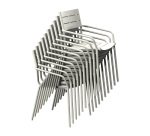 Agora Lafuma armchair, armrests, aluminum and polypropylene