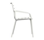 Agora Lafuma armchair, armrests, aluminum and polypropylene