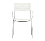 Agora Lafuma armchair, armrests, aluminum and polypropylene
