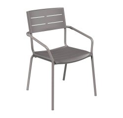 Fauteuil Agora Lafuma, accoudoirs, aluminium et polypropylène