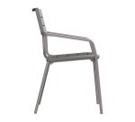 Agora-Sessel Lafuma, Armlehnen, Aluminium und Polypropylen